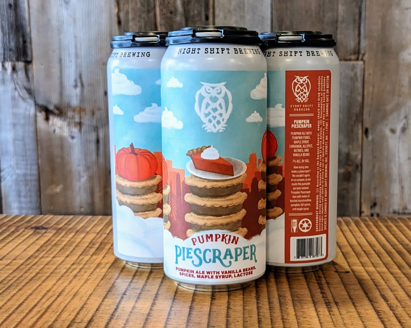 Night Shift Pumpkin Piescraper (16 oz Can) Little Town Brews