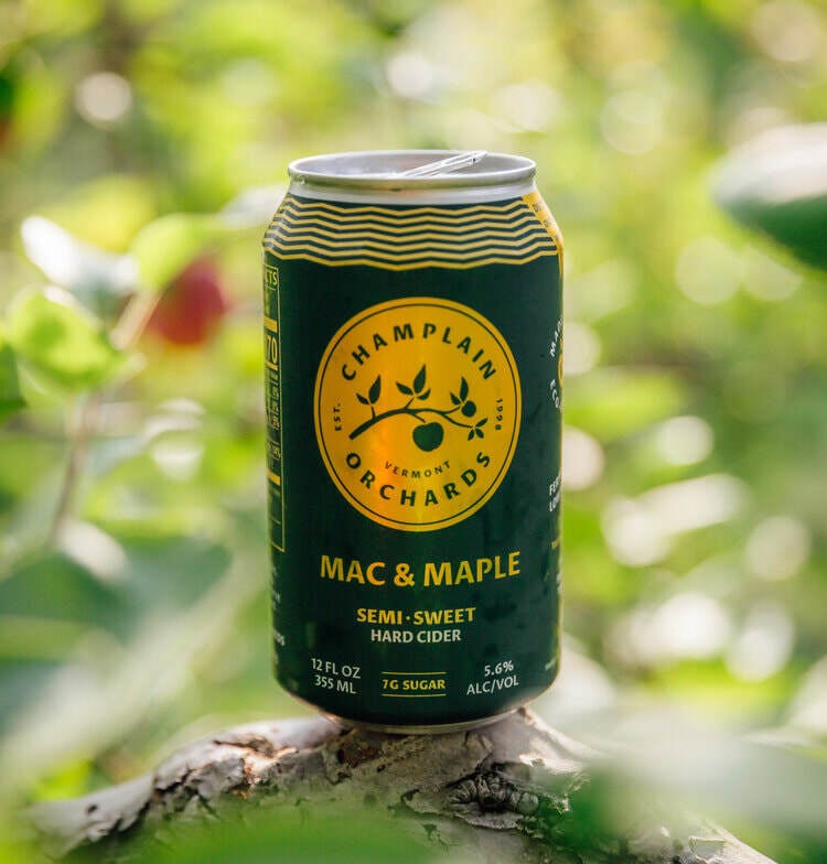 Champlain Orchards Mac and Maple (12 oz Can) Little Town Brews